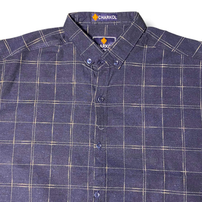 Double Lining Checked Full Sleeve Casual Shirt